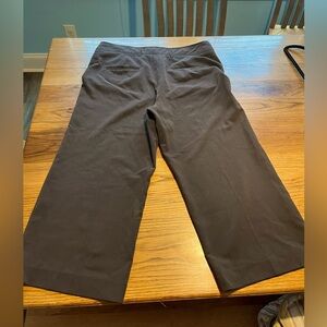 Sandro Sportswear Chic Wide-Leg Trousers Capris Size 12